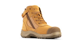 Order In - Bata Zippy Wheat Zip Sided Safety Boot - 80418841