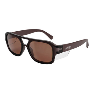 Order In - SafeStyle Skylines SSK041-140400 Safety Glasses - Chocolate Frame - Brown Polarised Lens