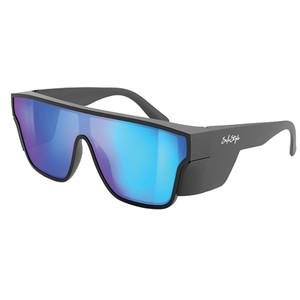 Order In - SafeStyle Primes PMBBT100 Safety Glasses - Matte Black Frame - Reflectors Blue Lens