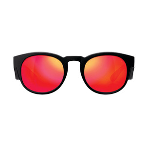 Order In - SafeStyle Cruisers CRMBRP100 Safety Glasses - Matte Black Frame - Mirror Red Polarised Lens