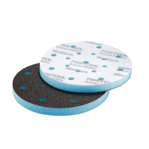 Order In - Granat Polyurethane Foam Abrasive Disc - 150mm - Medium P120-P180 - Pack of 10