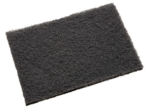 Order In - 3M Scotch-Brite 61500301025 No. 7446 Charcoal Hand Pad - 150 X 230mm