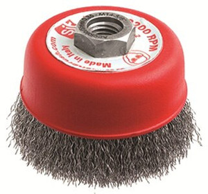 Order In - SIT 0126 Steel Crimped Wire Cup Brush - 80 X 10mm