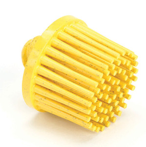 Order In - 3M Scotch-Brite 61500129913 Yellow Roloc Bristle Disc 25mm - 80 Grit
