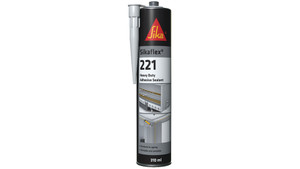 Order In - Sika 520409 Sikaflex® 221 Multipurpose Adhesive Sealant - Polyurethane - Cartridge - Grey - 310ml