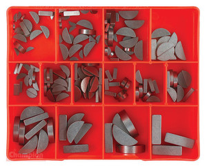 Order In - Champion Fasteners Woodruff Key Kit - 164 Piece - 10 to 32 mm - CA1705 - Champion