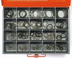 Order In - Champion Fasteners Circlip Assortment Kit - Master - 240 Piece - 1/4 to 2" - CA2035 - Champion