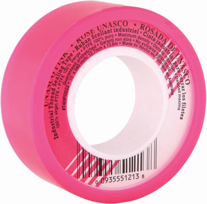 Order In - Unasco T4HP2025 Tape PTFE IND High Dens. - Pink - 19mmX13.5m