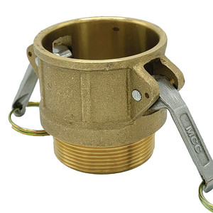 Order In -MCC Camlock Female Coupler - Type B - Brass - 50mm BSP Male - B200BR