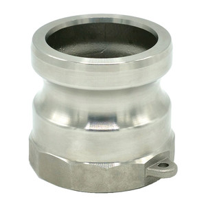 Order In -MCC Camlock Male Adaptor - Type A - 316 Stainless Steel - 25mm BSP Female - A100SS