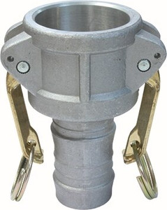 Order In -Dixon Camlock Coupling - Type C - Aluminium Die Cast - Standard BSP - Female Coupler x Hose Shank - 65 mm - ALDC250C