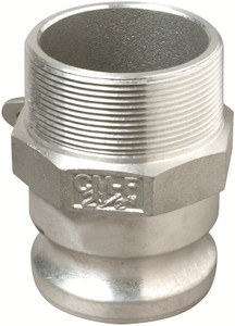 Order In -Dixon Camlock Coupler - Type F - Male Adaptor X Male BSP - Aluminium - 50mm - ALDC200F