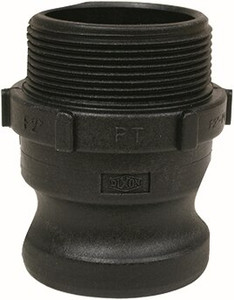 Order In -Dixon Camlock Adaptor - Type F - Male X Male BSP - Polypropylene - 50mm - PPF200A