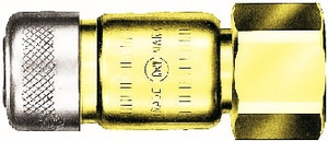 Order In -Nitto Kohki Socket - Mini Gas - Brass - Oxygen Tank Connection - 331002547