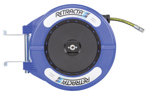 Order In -Retracta Hose Reel - Oil - Polypropylene - R3 - Bracket Mount - Blue - 1/2" BSP Female X 15m - OMP415B-01
