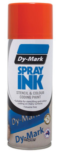 Order In - DY-MARK - Stencil Spray Ink - Aerosol Can - Orange - 315g