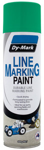 Order In - DY-MARK - Durable Line Marking Paint - Aerosol - Mach - Green - 500g