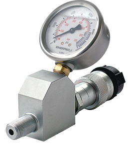 Order In - Enerpac Gauge Adaptor Assembly - 45 Degree Mount - Glycerine Filled - 3/8inch NPTF - 0 to 700 Bar - GA45GC