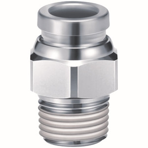 Order In - SMC - Metal Fitting - Straight - 10mm x 3/8" - KQB2H10-03S