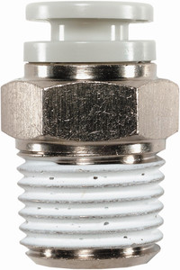 Order In - SMC Resin Fitting - Straight - One-Touch - Brass - 12mm x 1/4inch - KQ2H12-02NS