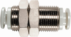 Order In - SMC Resin Fitting - Bulkhead - 8mm x 8mm - KQ2E08-00N