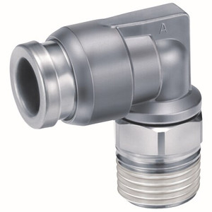 Order In - SMC - SUS316 Fitting - Male Elbow - 12mm x 1/2" - KQG2L12-04S