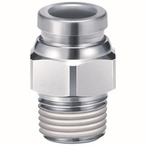 Order In - SMC - SUS316 Fitting - Male Connector - 12mm x 3/8" - KQG2H12-03S