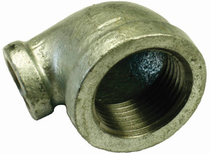 Order In - AAP Elbow - Reducing - Female & Female - BSP - Malleable Iron - Galvanized - 50 x 25Nb - LE5025