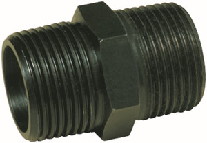 Order In - AAP Nipple - Hexagonal Head - BSP - Malleable Iron - Galvanized - 8Nb - LN08