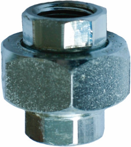 Order In - AAP Union - Taper - Mild Steel - Steel/Bronze - 1-1/2inch BSP Female&Female - Galvanised - 40NB - SU40SBG