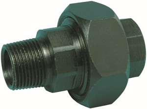 Order In - AAP Union - Taper - Mild Steel - Steel/Bronze - 1inch BSP Male&Female - Black - 25NB - SU25MFSB
