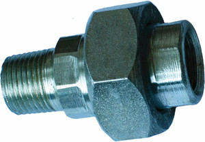 Order In - AAP Union - Taper - Mild Steel - BSP Male&Female - 1inch - Black - 25NB - SU25MFSS