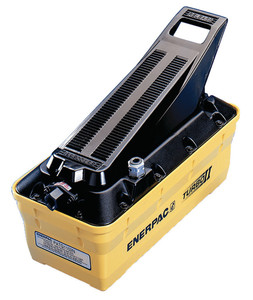 Order In - Enerpac PATG-1102N Hydraulic Pump - Turbo II - Air-Powered - Foot or Hand-Operated Treadle - 700 Bar - 2L