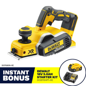Dewalt XR Planer 2mm BL 18V DCP580N-XE Skin Only Dewalt XR Planer 2mm BL 18V DCP580N-XE Skin Only