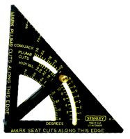 Order In - Contractors Quick Square - Adjustable - 259 mm X 174 mm - Aluminium - 46-053 - Stanley