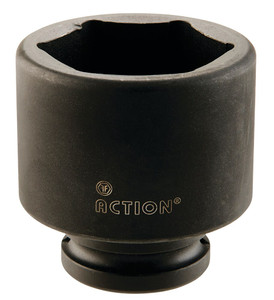 Order In - ACTION 60560070 Impact Socket - 1-1/2inch Square Drive - Standard - 6 Point - Metric - 70mm