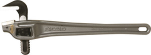 Order In - Offset Pipe Wrench - Light Weight - 2-1/2" Jaw Capacity - 18" - Aluminium - 31125 - Ridgid