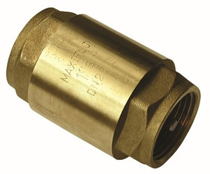 Order In - AAP Valve - Poppet - Spring Check - Bsp - Stainless Steel - Brass - 3/4inch - VBCE20