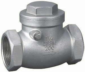 Order In - Valve Check - Swing - Screw - Psi 200 - 316 Stainless Steel - 40mm - LSSE050H