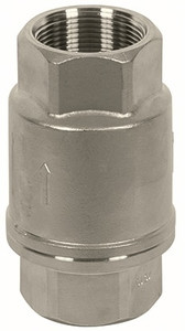 Order In - Zetco Check Valve - Spring - Screw - 316 Stainless Steel - 20mm - 1940020