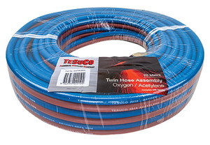 Order In - Flame Pro GWTWOA20 Oxygen/Acetylene Twin Hose Assembly - 5mm x 20m