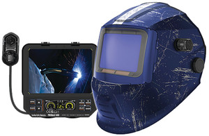 Order In - Weldclass PROMAX 680 - WC-05345 - Blue Retro - Auto Welding Helmet - Shade 5/8 - 9 /13