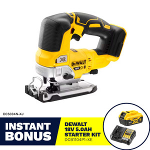 Dewalt XR Jigsaw 26mm BL 18V DCS334N-XJ Skin Only Dewalt XR Jigsaw 26mm BL 18V DCS334N-XJ Skin Only