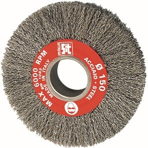 Order In - SIT 6253 Unibore Crimped Wire Steel Wheel - 250 X 30mm
