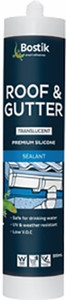 Order In - Bostik 30840061 - Roof & Gutter Silicone Sealant - Premium Grade - Cartridge - Black - 300 gram