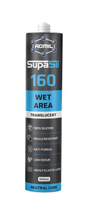 Order In - Admil 102789 - SupaSil 160 Wet Area Translucent - 300ml