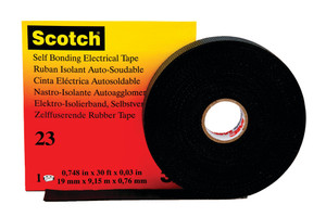 Order In - Scotch 7012496304 Rubber Splicing Tape 23 - Black - 38mm x 9.15m