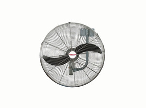 Order In - FanMaster IFW650 Wall Mount Fan Industrial Premium Oscillating 3 Speed - Silver 650mm 1Ph 3833L/s
