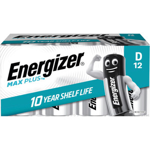 Order In - Energizer E302286100 - Max Plus Alkaline Battery D - 1 Pack