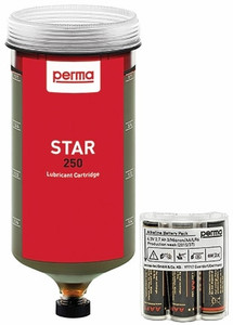Order In - Perma SO14SVL250LC - Star Vario Lubricator Cartridge 250CC - High Performance Oil - Battery Pack